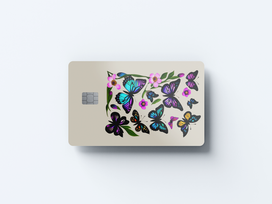 Butterflies Credit card covers, credit card skins
