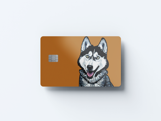 Husky 2 Credit card covers, credit card skins