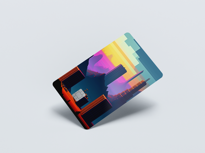 Pixel City - Credit/Debit Card Skin
