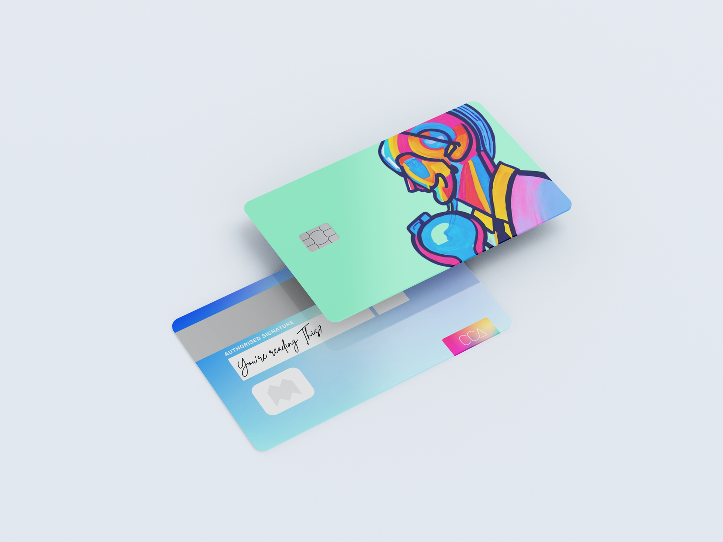 Rainbow Head - Credit/Debit Card Skin