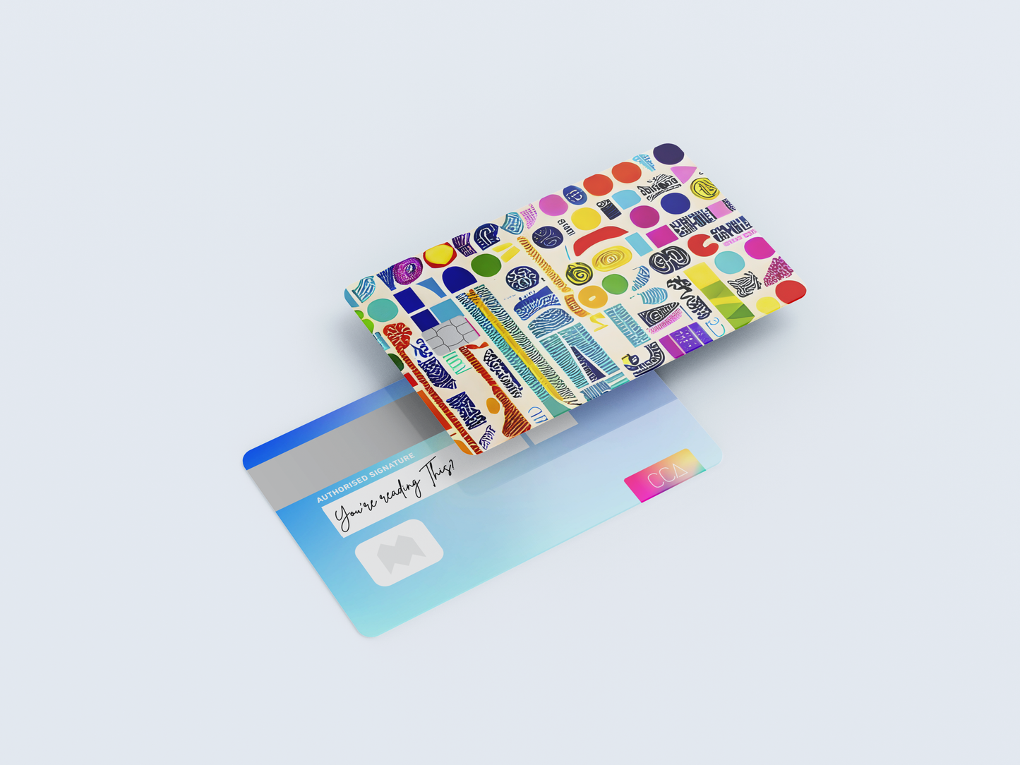 Color Palate Credit card covers, credit card skins