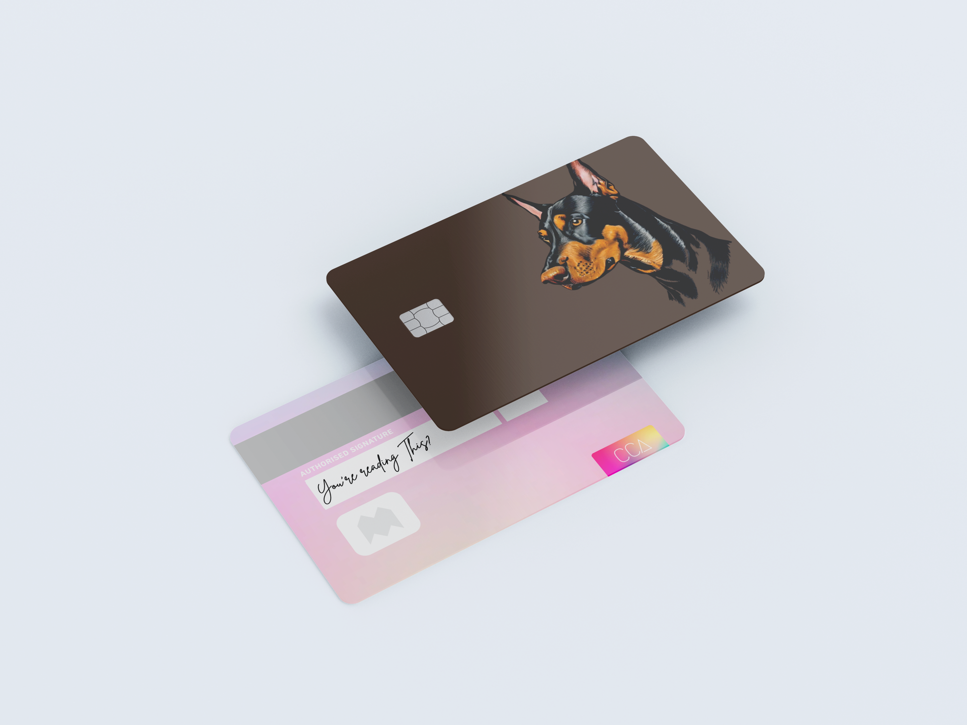 Doberman Credit card covers, credit card skins