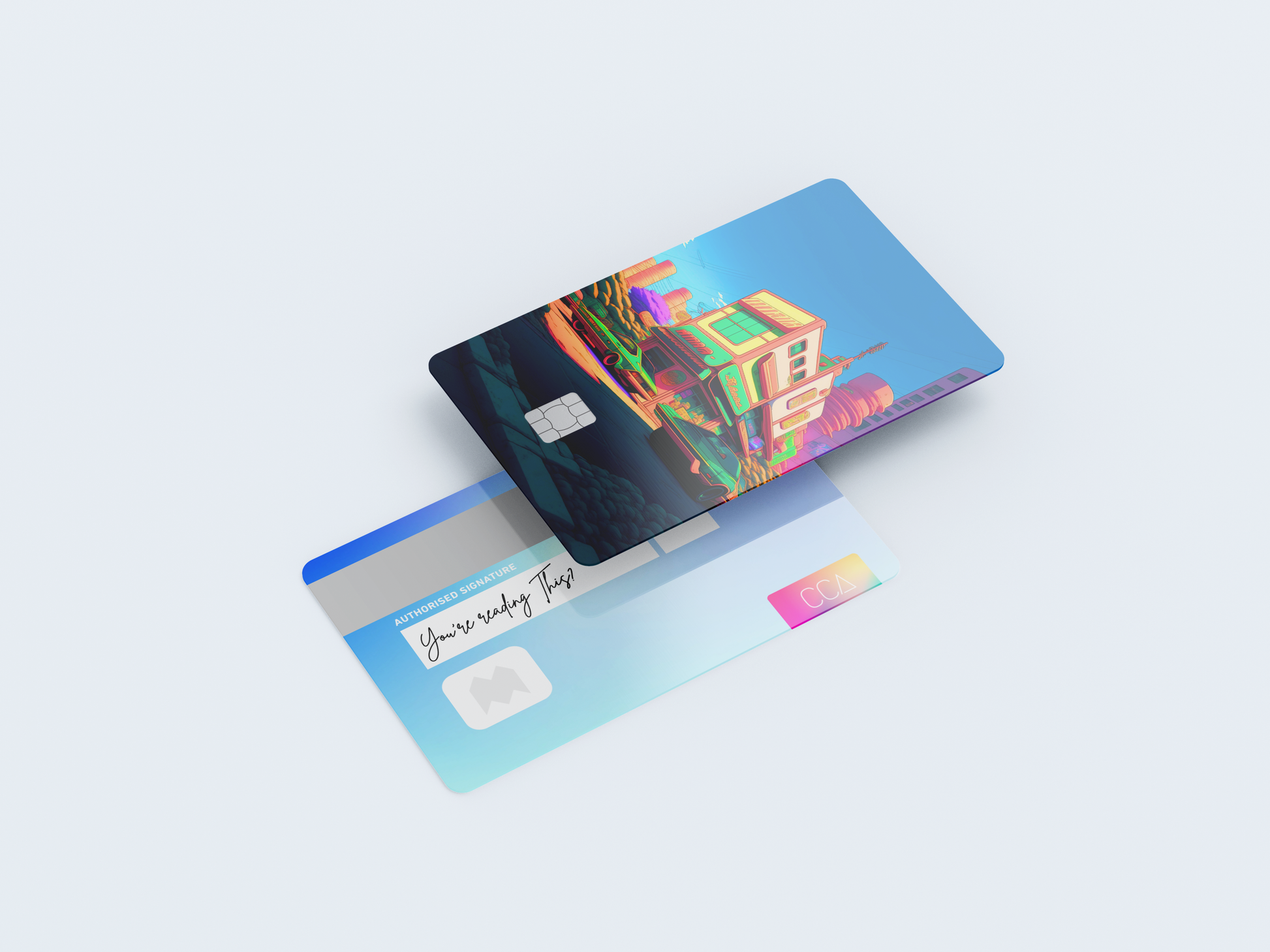 Cyber Sandwhich Credit card covers, credit card skins