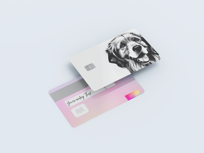 Golden Retriever Credit card covers, credit card skins