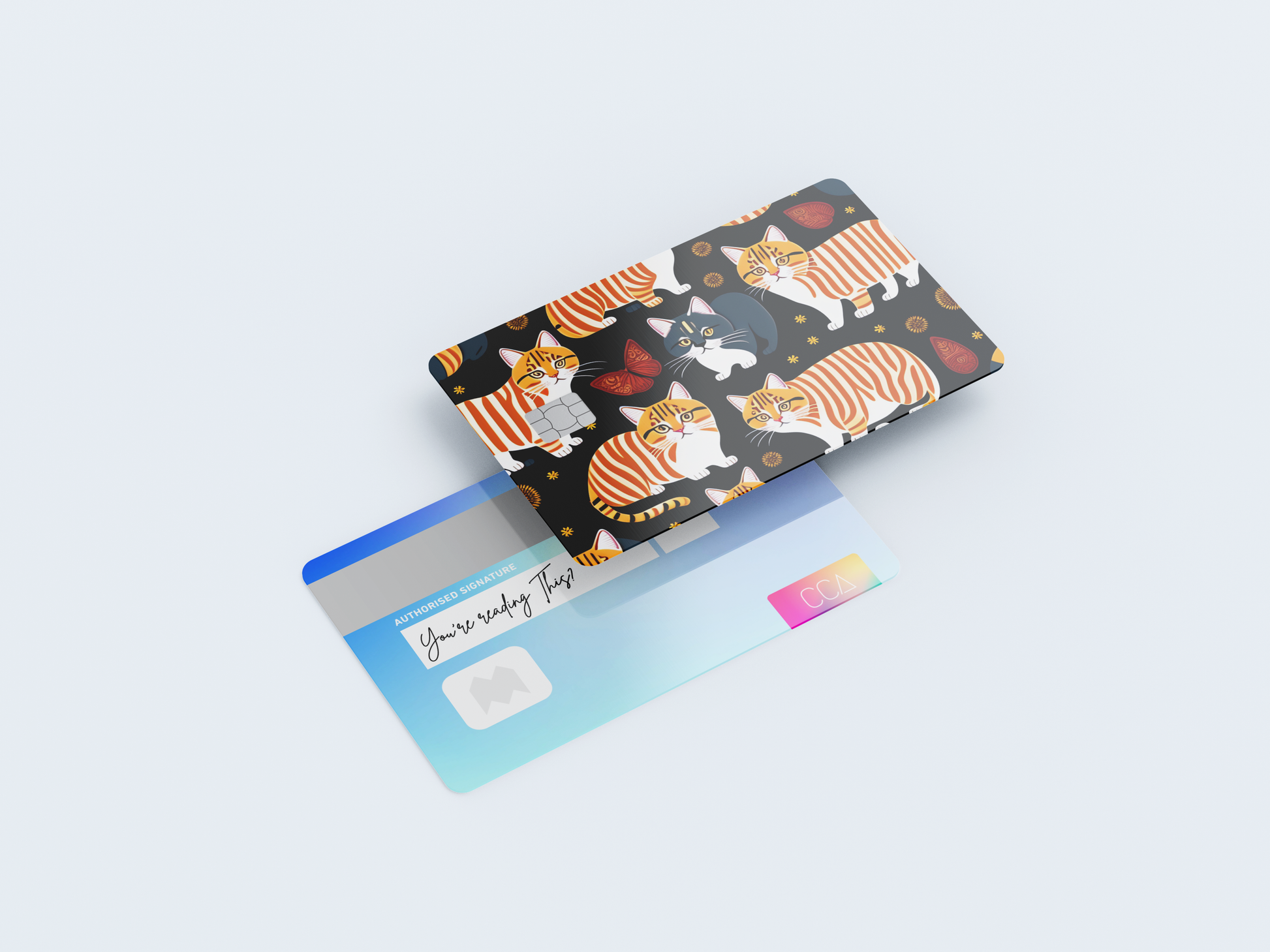 Cat Pattern Credit card covers, credit card skins