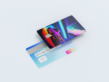 Cyberpunk Garage Credit card covers, credit card skins