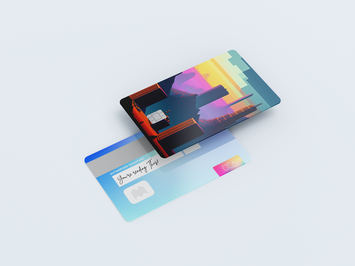 Pixel City - Credit/Debit Card Skin