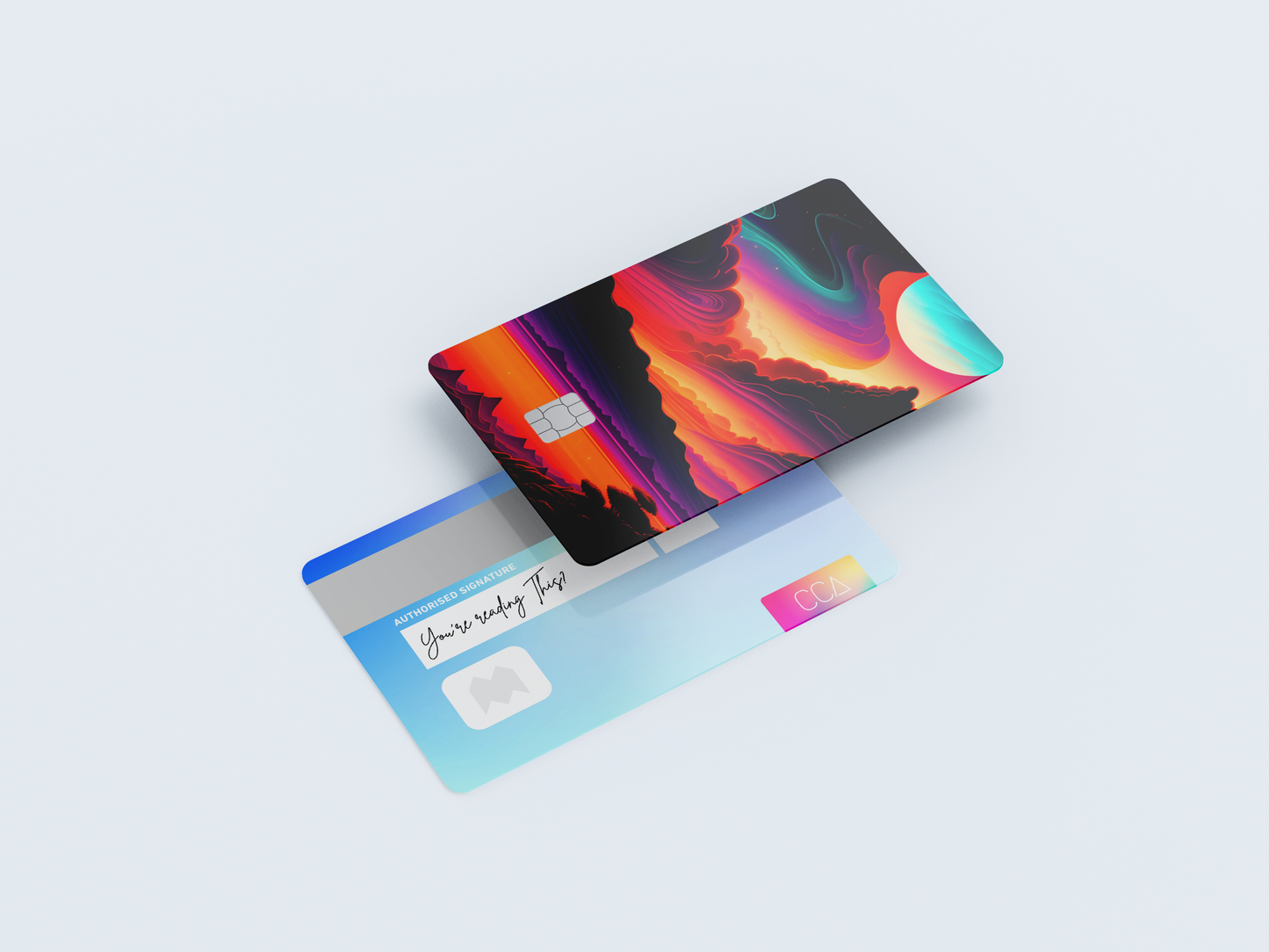 Sunset On a Far Away Planet - Credit/Debit Card Skin