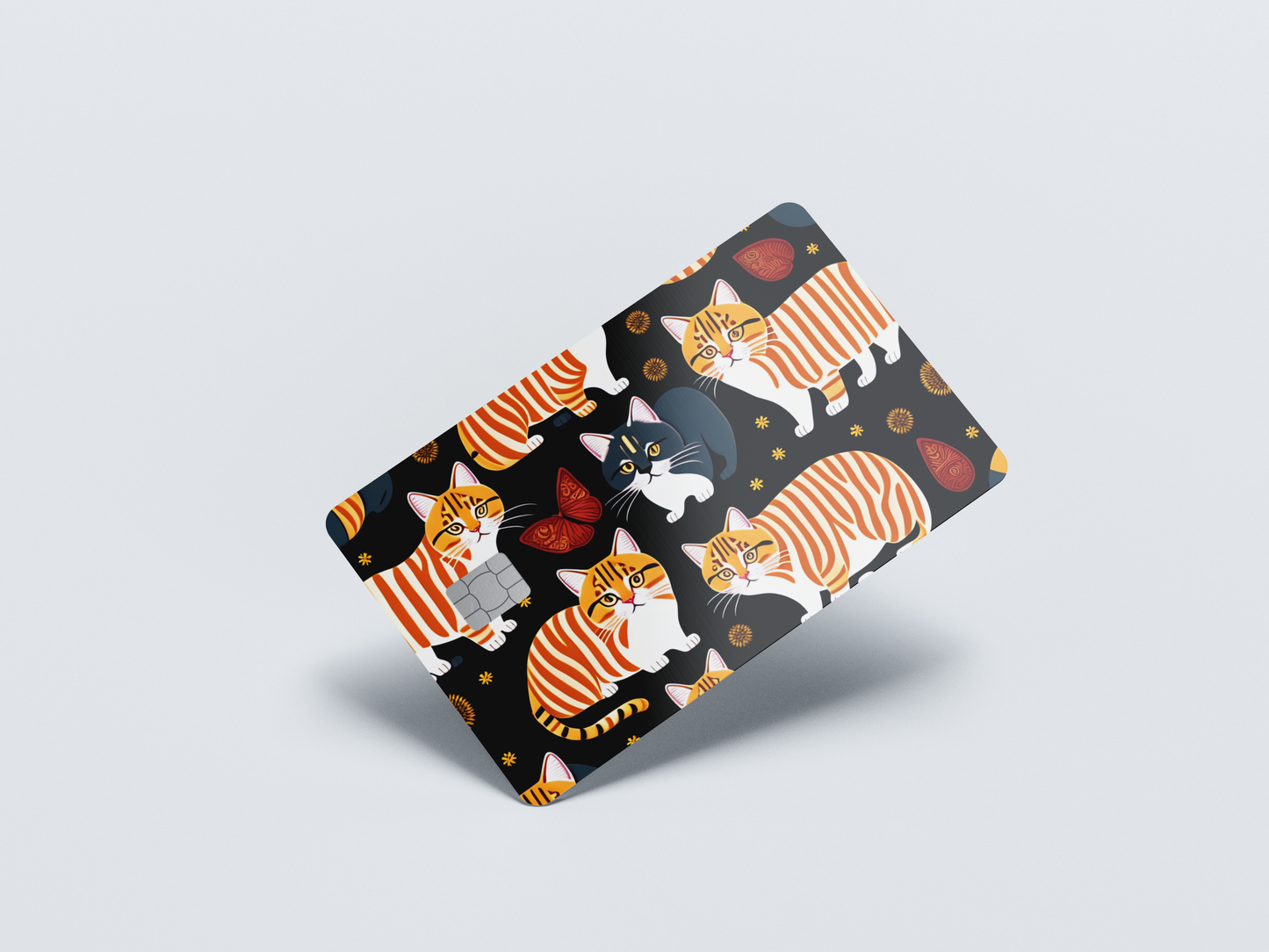 Cat Pattern Credit card covers, credit card skins