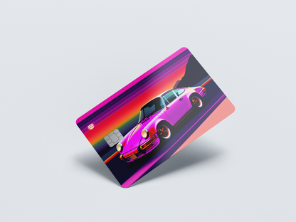 Sunset Porsche - Credit/Debit Card Skin