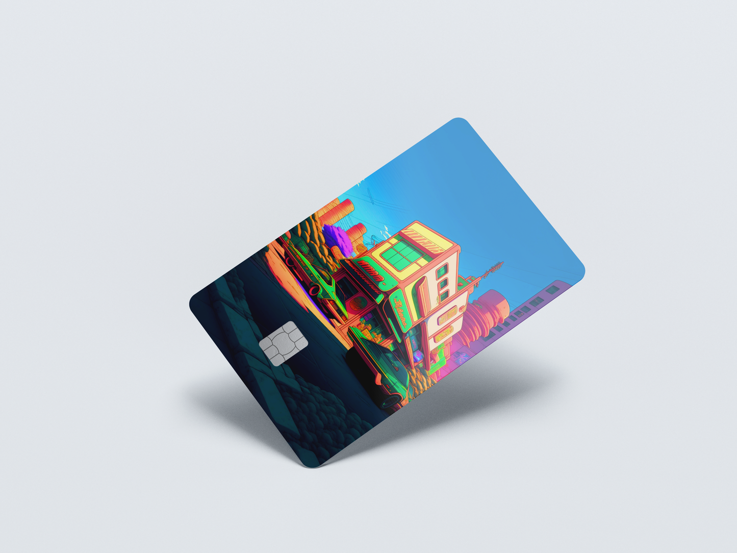 Cyber Sandwhich Credit card covers, credit card skins