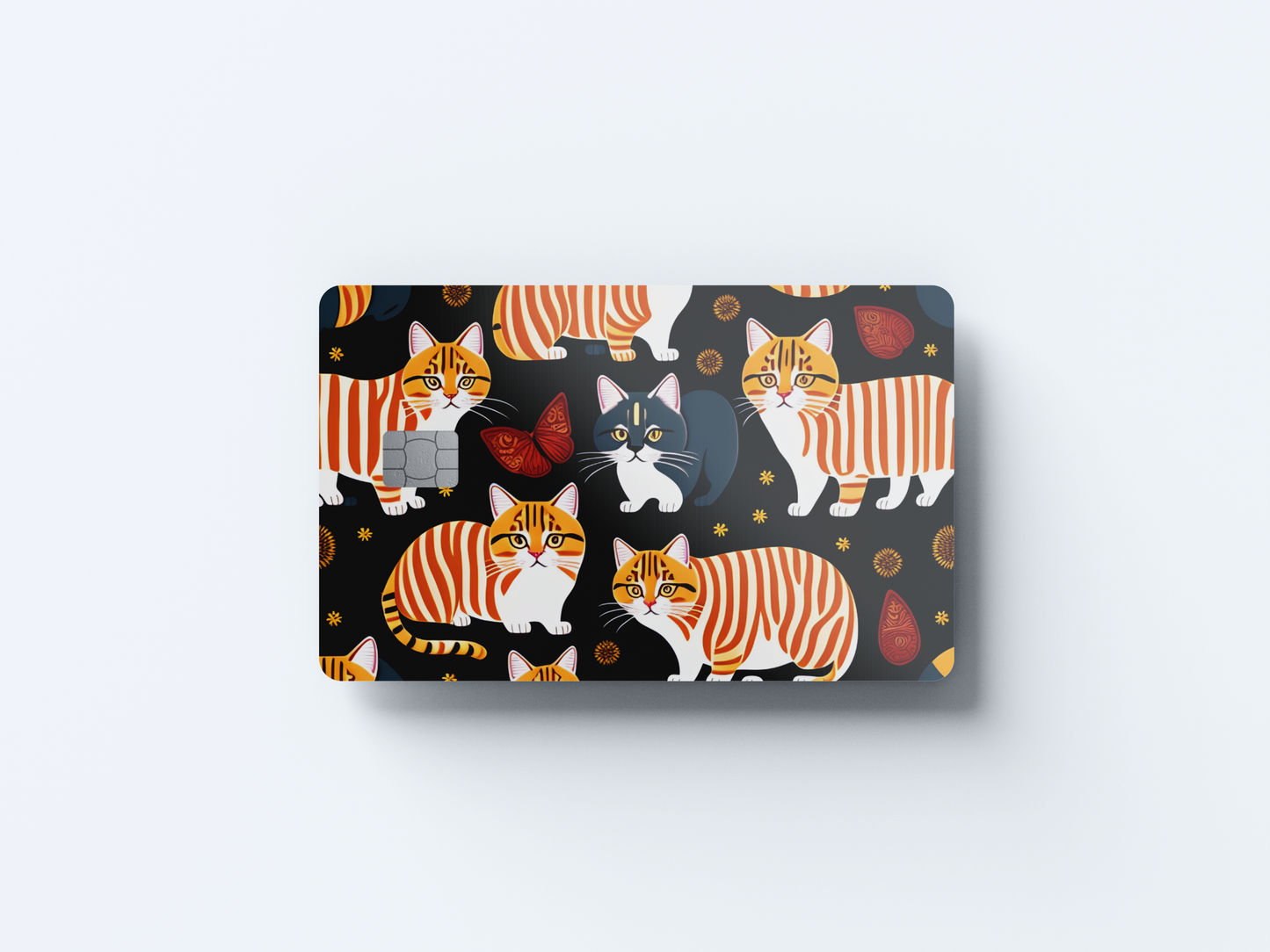 Cat Pattern Credit card covers, credit card skins