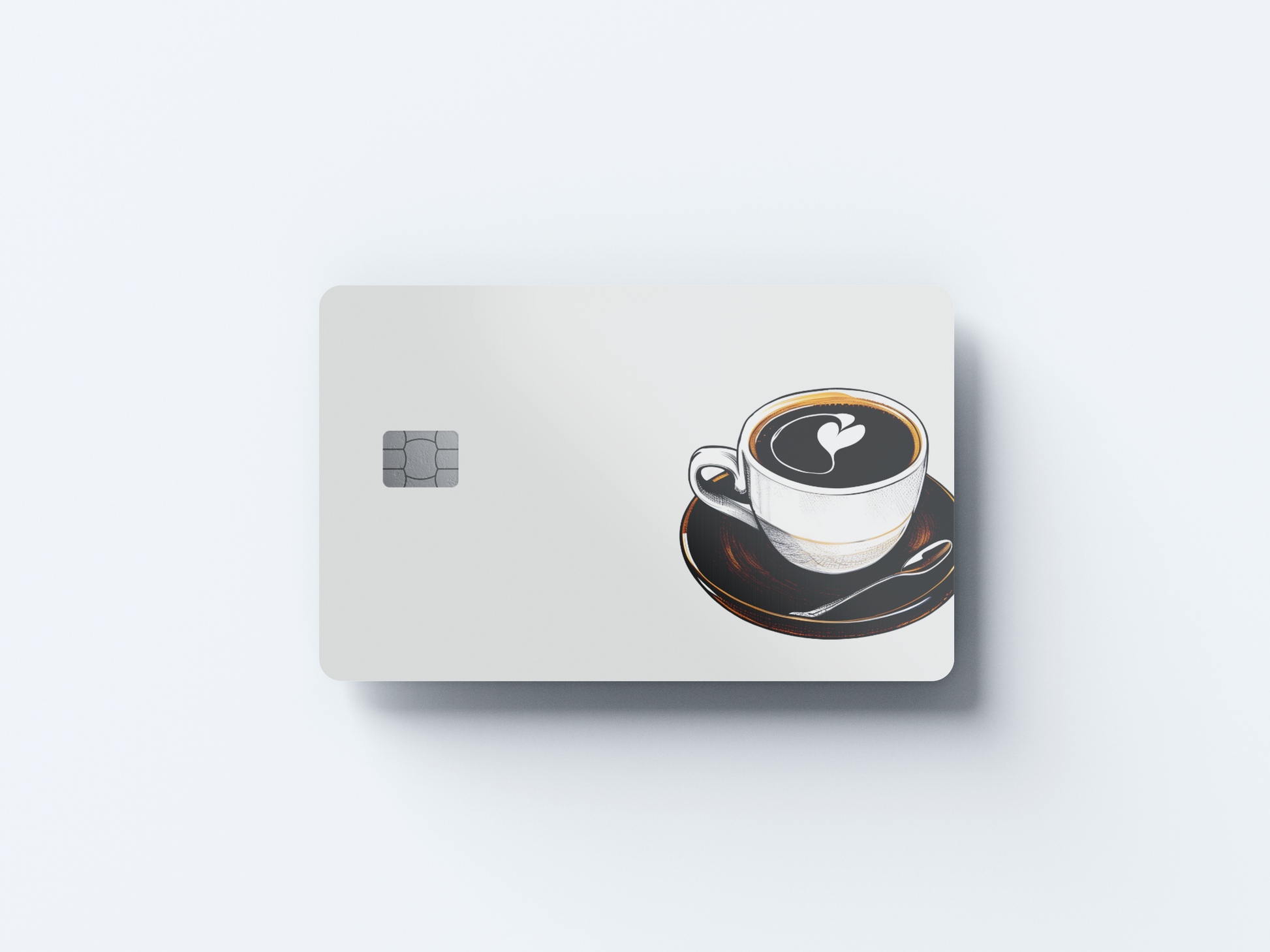 Coffee Cup Credit card covers, credit card skins