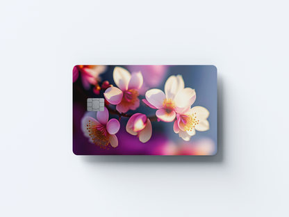 Flowers Credit card covers, credit card skins