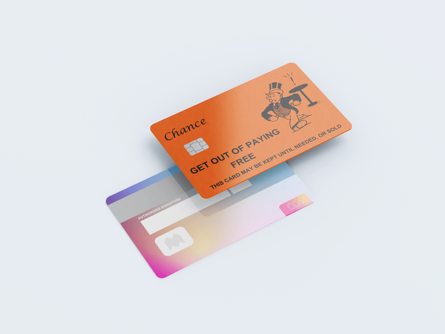 Get Out Of Paying Free Card - Credit/Debit Card Skin