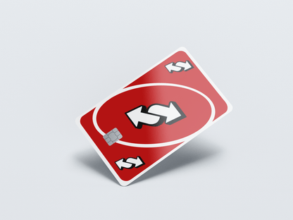 Red Reverse Card - Credit/Debit Card Skin