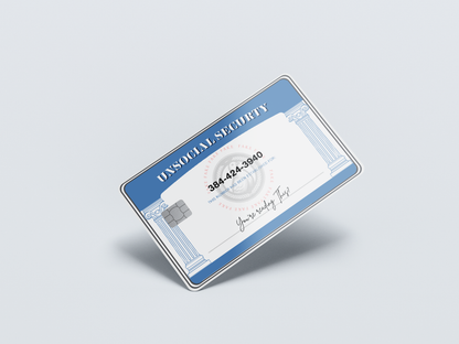 Unsocial Security - Credit/Debit Card Skin