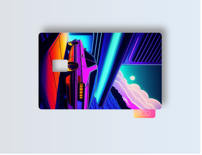 Cyberpunk Garage Credit card covers, credit card skins