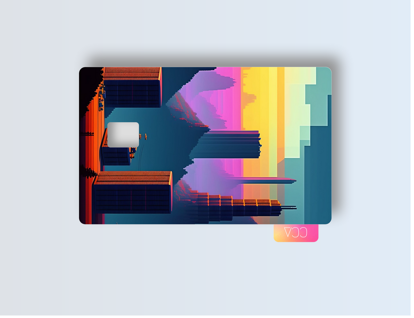 Pixel City - Credit/Debit Card Skin