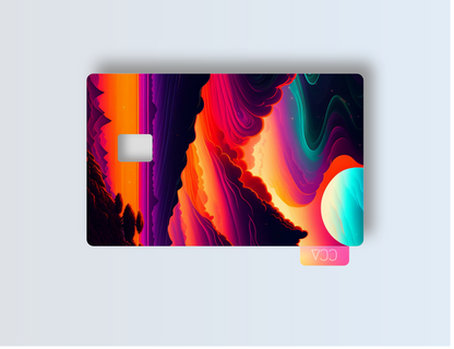 Sunset On a Far Away Planet - Credit/Debit Card Skin