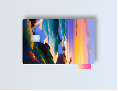 Flower Beach Credit card covers, credit card skins