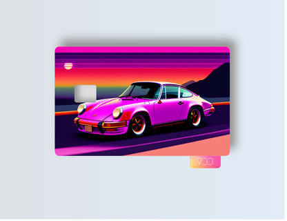 Sunset Porsche - Credit/Debit Card Skin