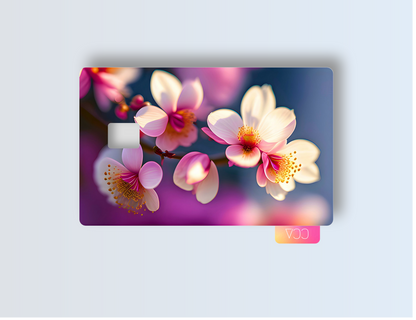 Flowers Credit card covers, credit card skins