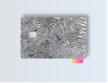 Fingerprint Credit card covers, credit card skins