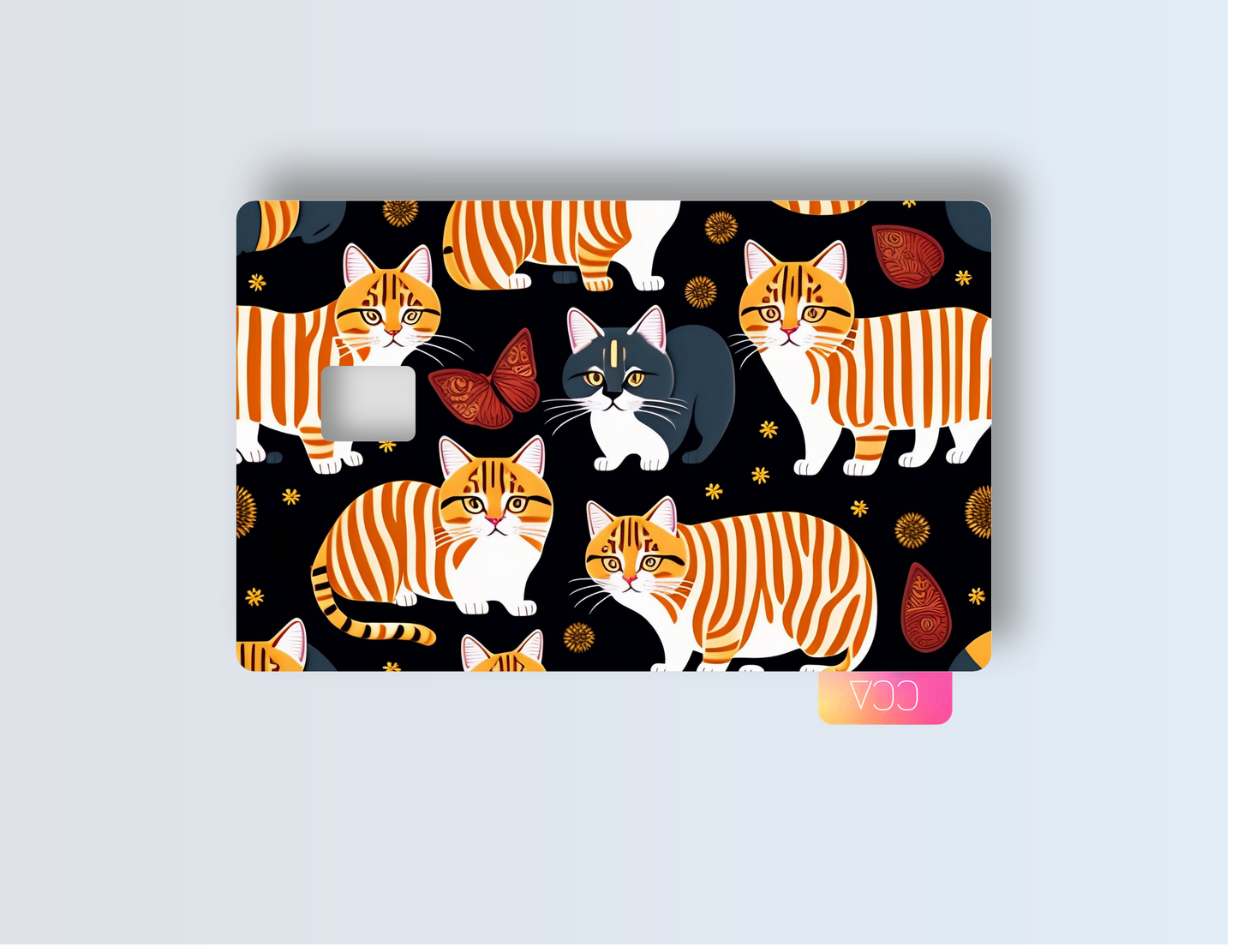 Cat Pattern Credit card covers, credit card skins