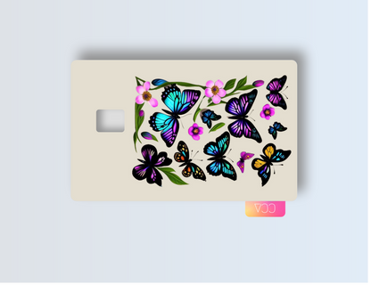 Butterflies Credit card covers, credit card skins