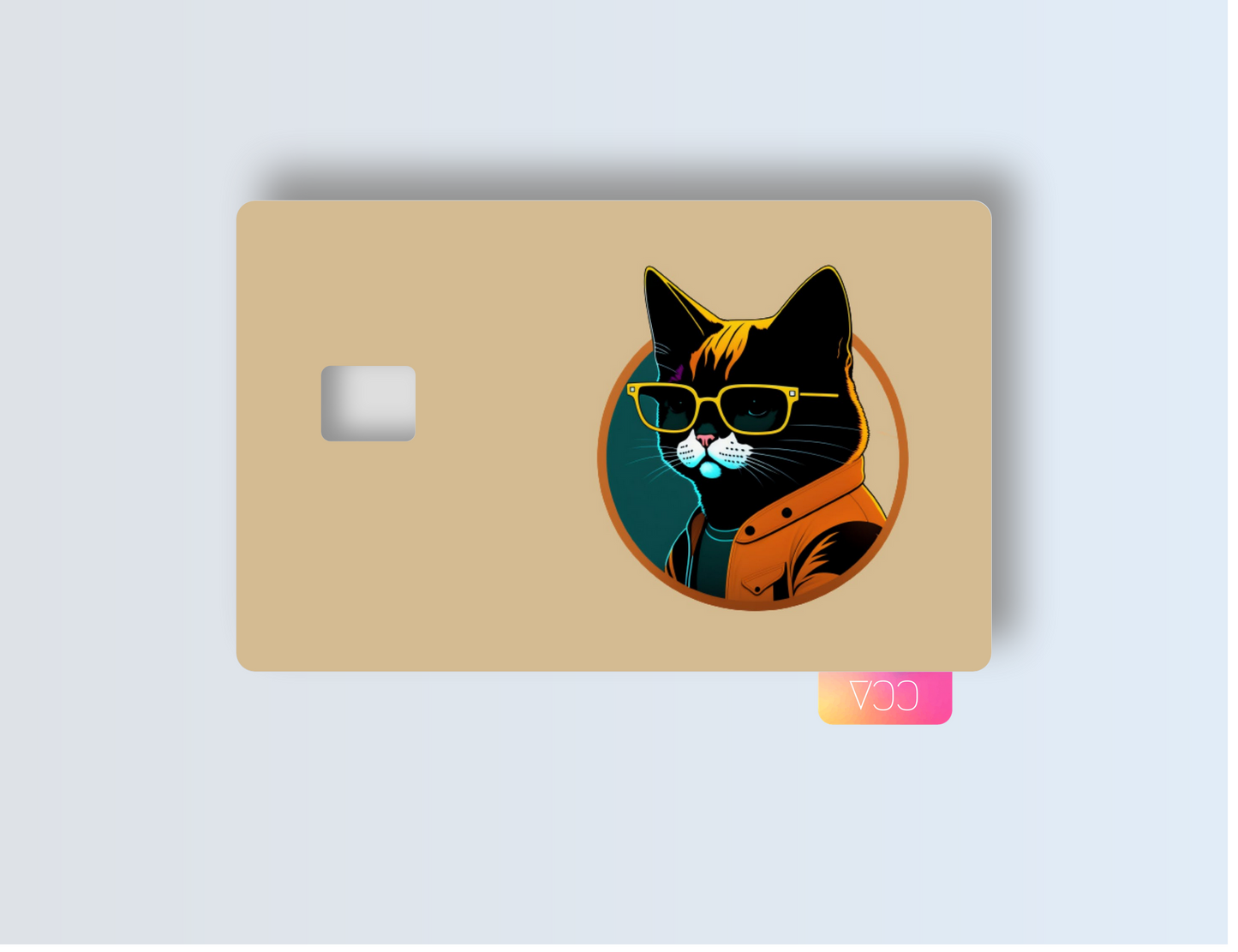 Cool Cat Credit card covers, credit card skins