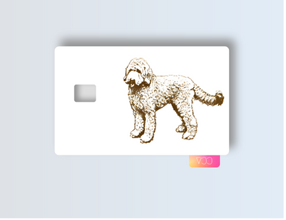 Golden Doodle Credit card covers, credit card skins