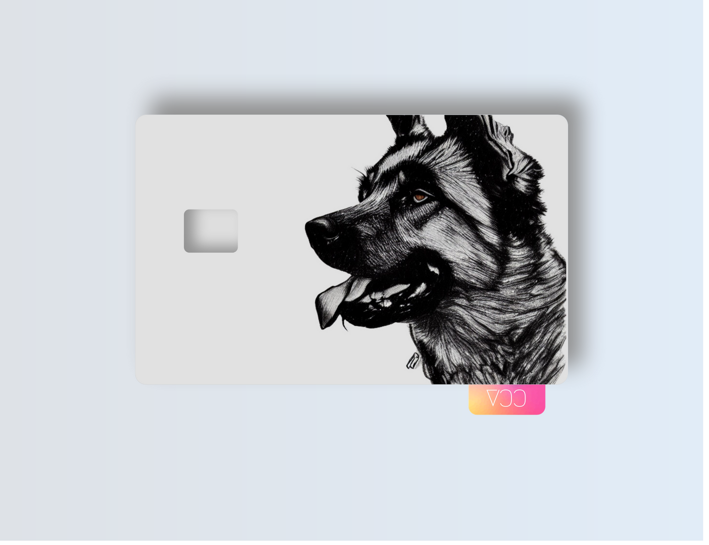 German Shepherd Credit card covers, credit card skins