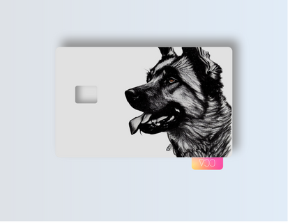 German Shepherd Credit card covers, credit card skins