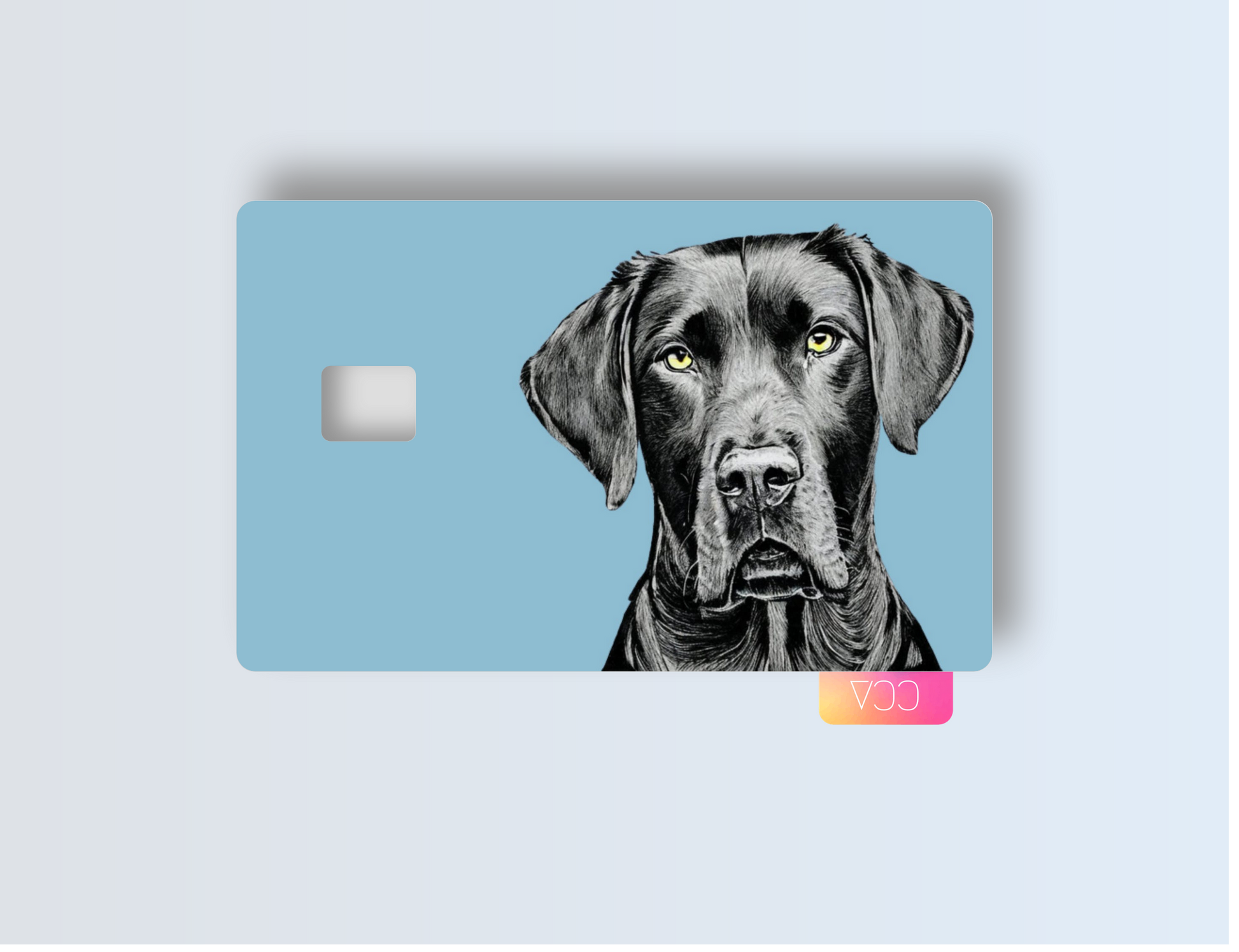 Black Lab Credit card covers, credit card skins