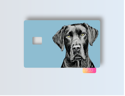 Black Lab Credit card covers, credit card skins