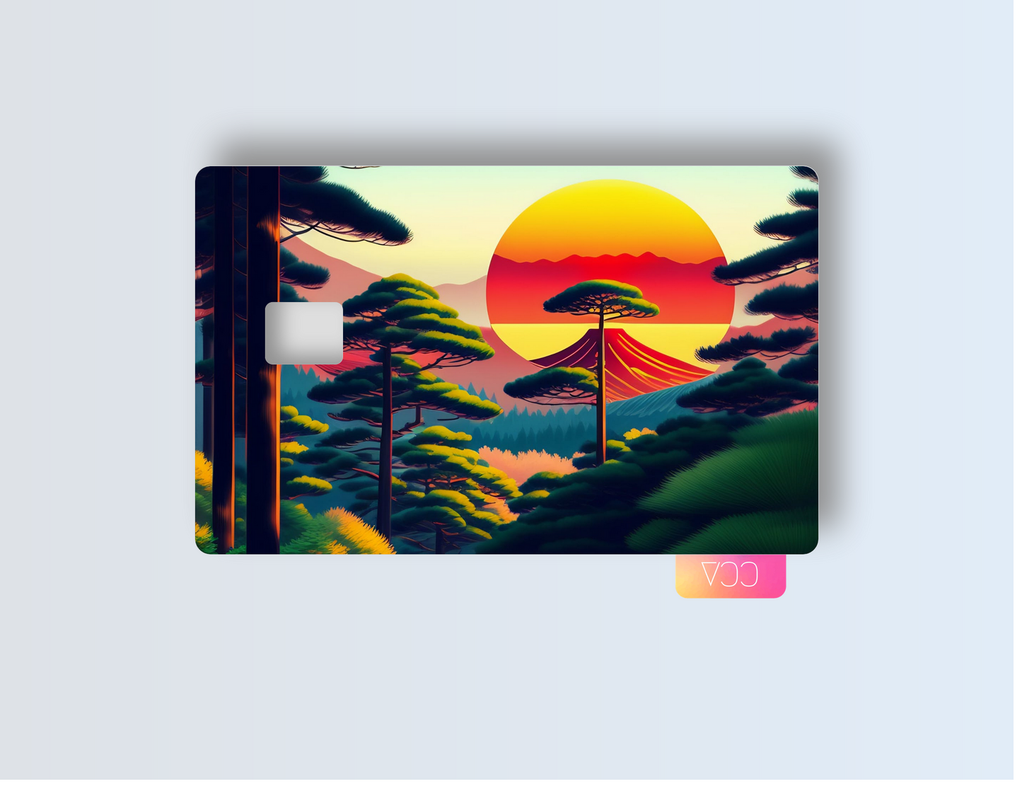 Forest Sun Credit card covers, credit card skins