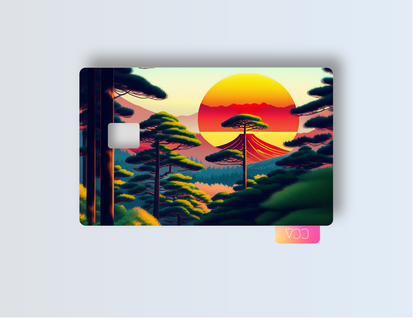 Forest Sun Credit card covers, credit card skins