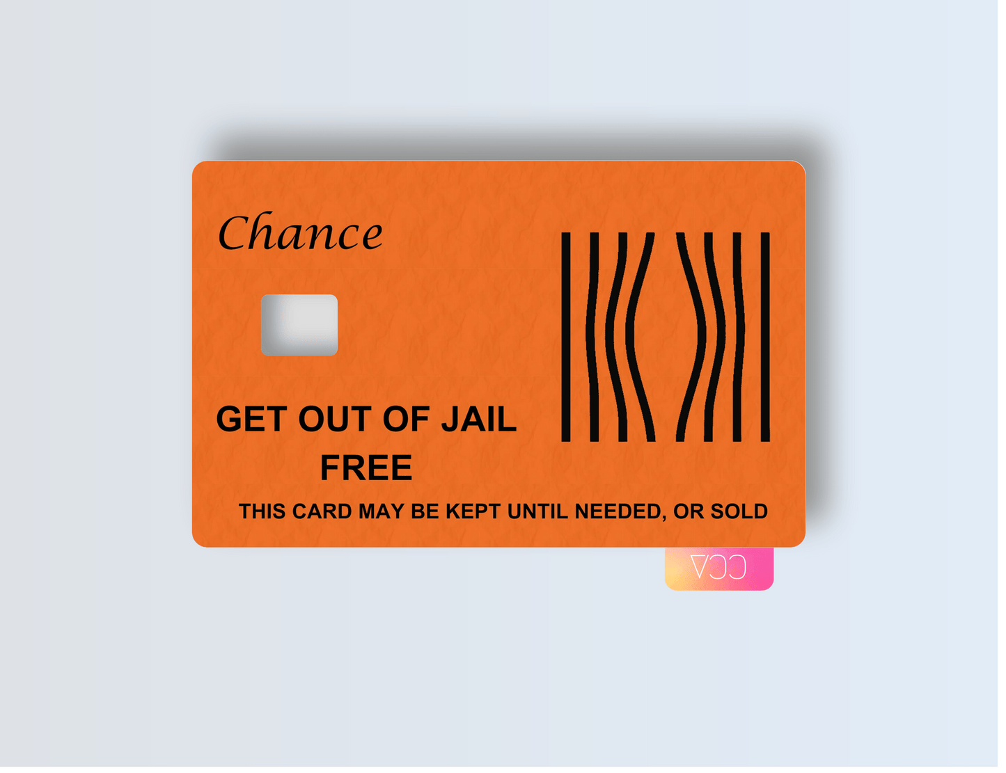 Get Out Of Jail Free Card - Credit/Debit Card Skin