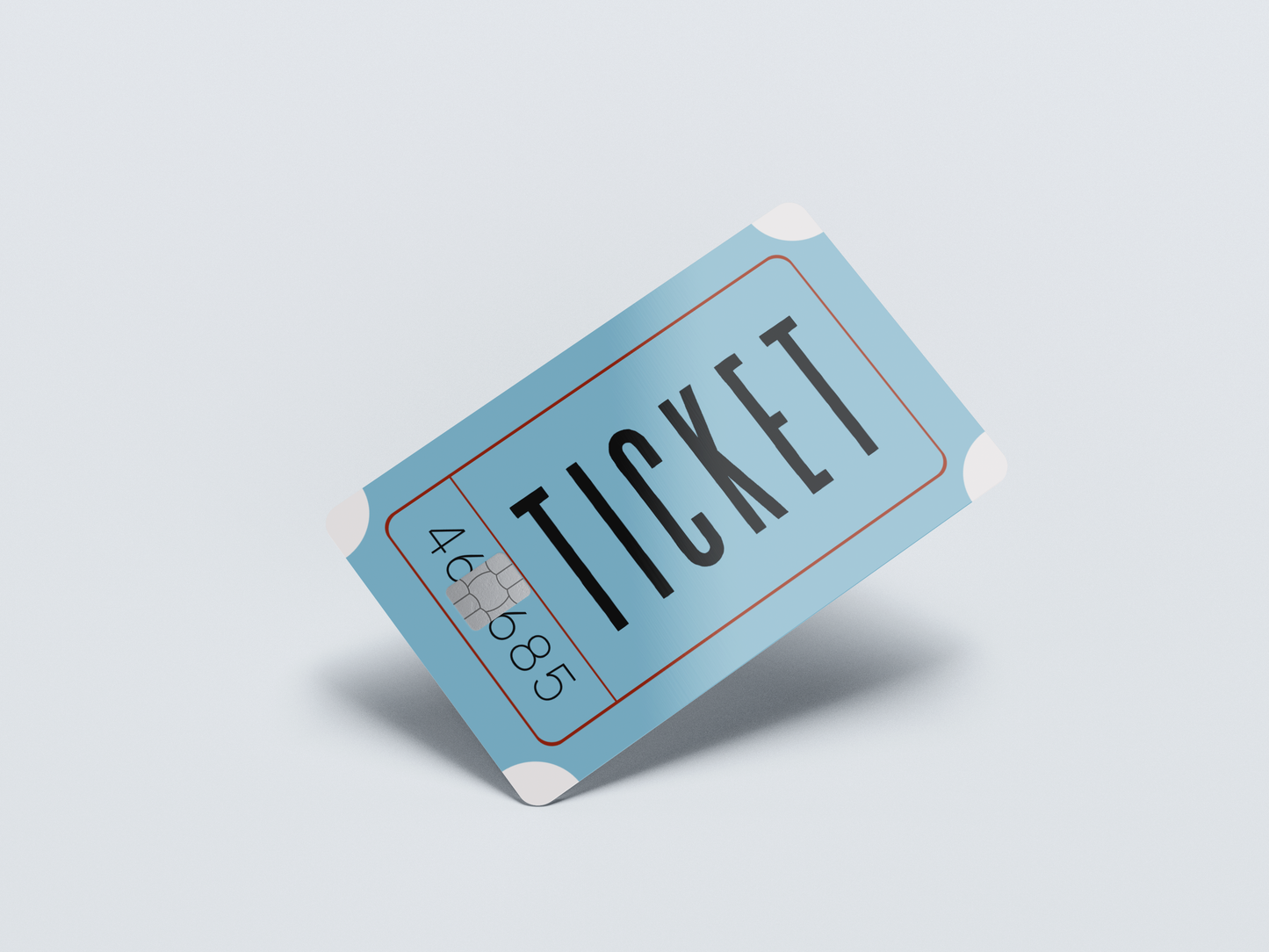 Ticket - Credit/Debit Card Skin