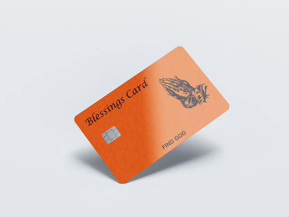 Blessings Card - Credit/Debit Card Skin