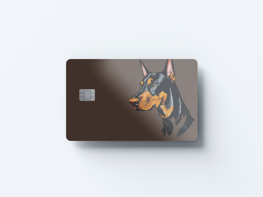 Doberman Credit card covers, credit card skins