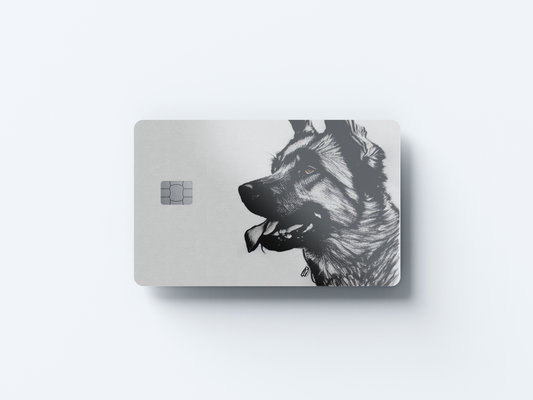 German Shepherd Credit card covers, credit card skins