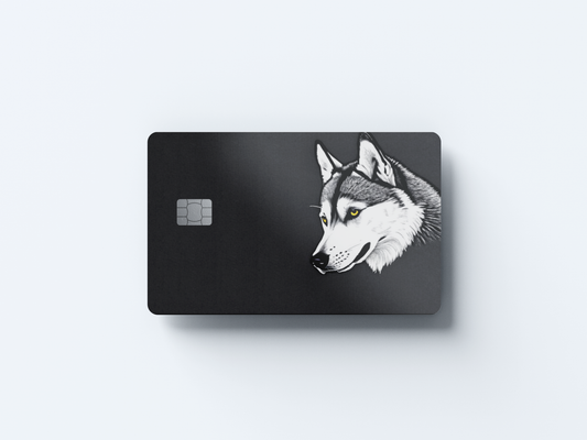 Husky 1 Credit card covers, credit card skins