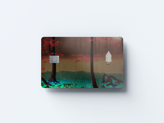 Ghost in the Forest Credit card covers, credit card skins